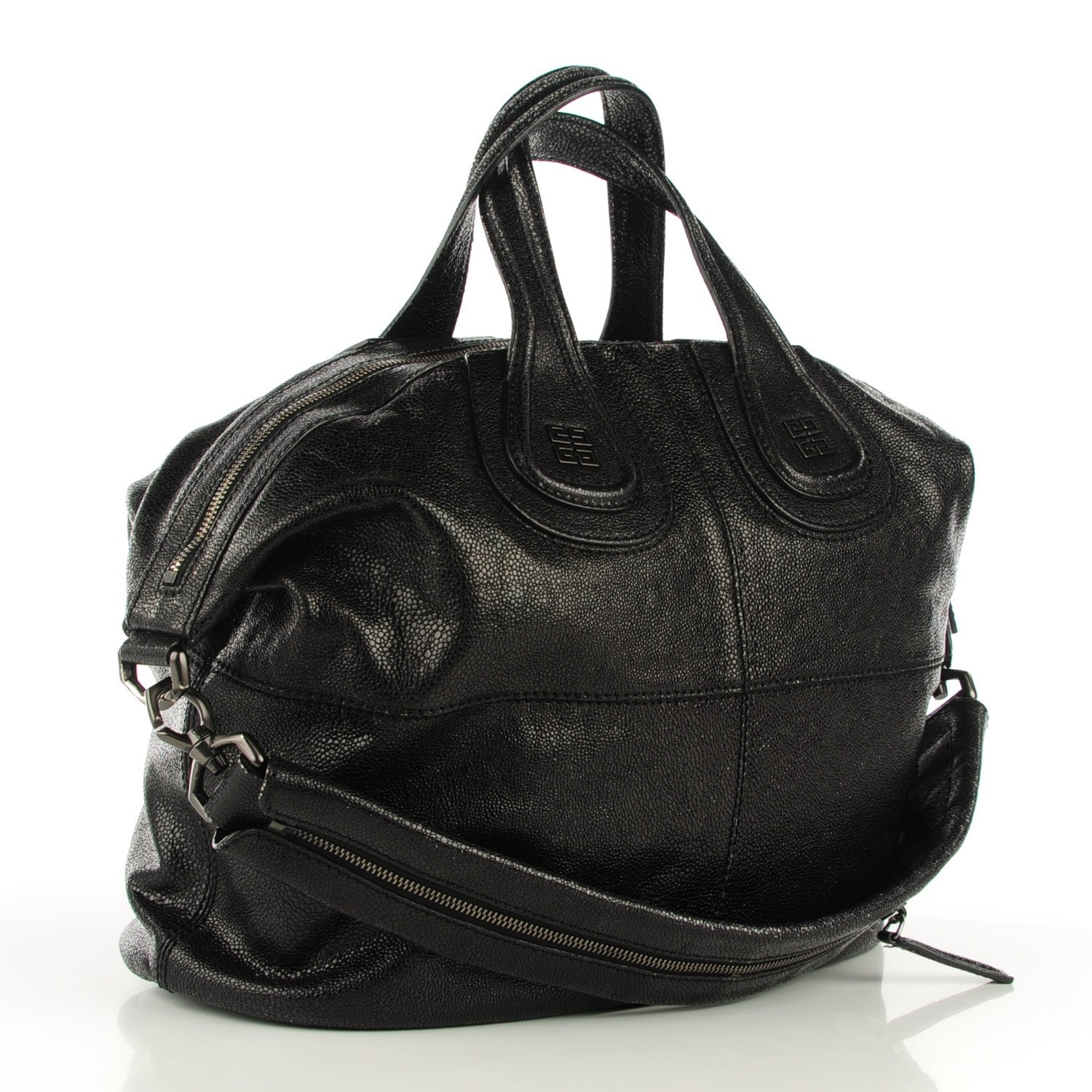 Givenchy Grained Calfskin Large Nightingale Black 3 of 14