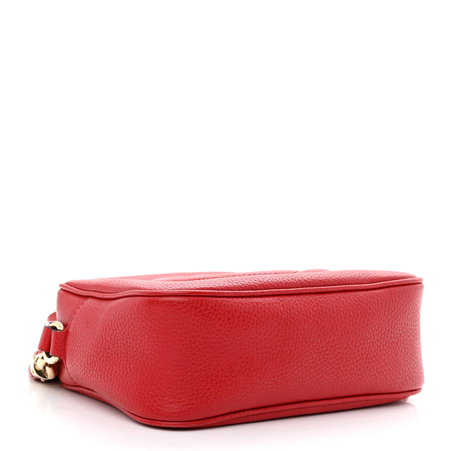 Gucci Pebbled Calfskin Small Soho Disco Bag Tabasco Red 4 of 15
