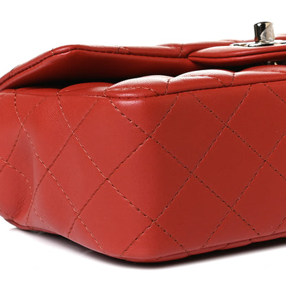 Chanel Lambskin Quilted Mini Rectangular Flap Brown 7 of 12