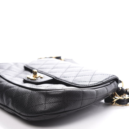 Chanel Caviar Quilted Small Flap Shoulder Bag Black 8 of 13