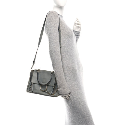 Chloe Calfskin Small Faye Day Shoulder Bag Cloudy Blue 2 of 10