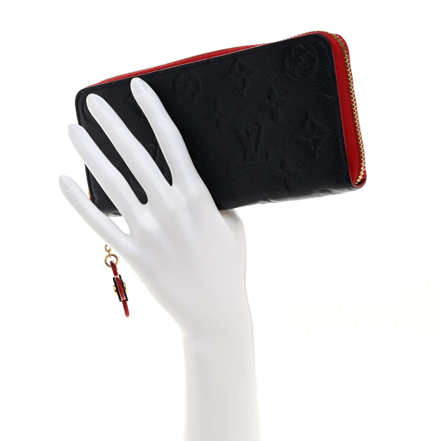 Empreinte Blooming Flowers Clemence Wallet Marine Rouge