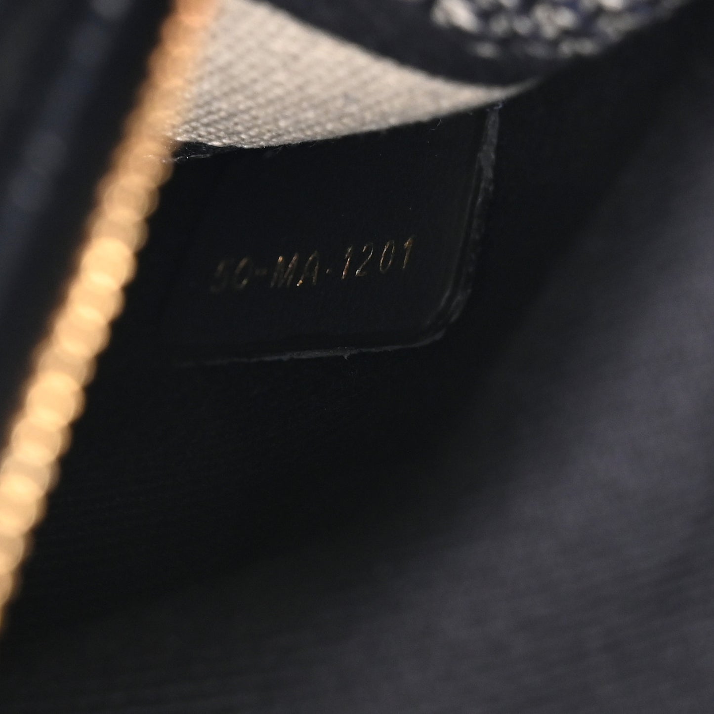 Canvas Toile De Jouy Reverse Embroidered Medium Lady D-Lite Navy