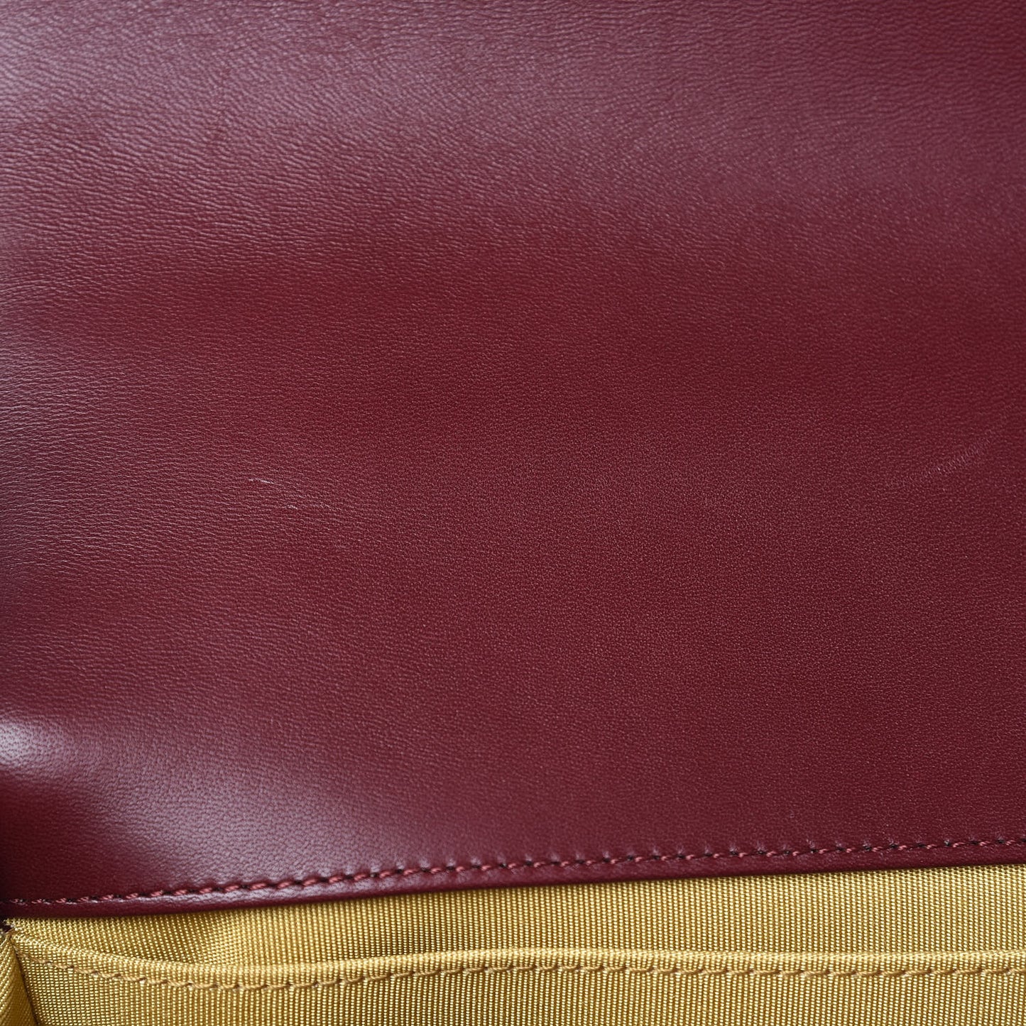 Lambskin Quilted Medium Boy Studded Handle Flap Burgundy Gold