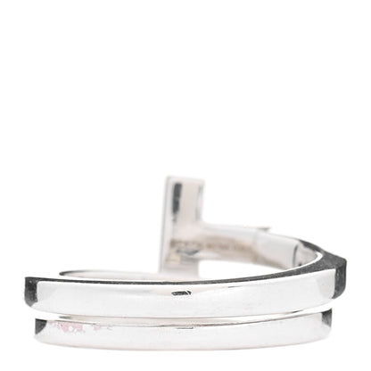 Tiffany Sterling Silver T Square Wrap Ring 49 4.75 3 of 4