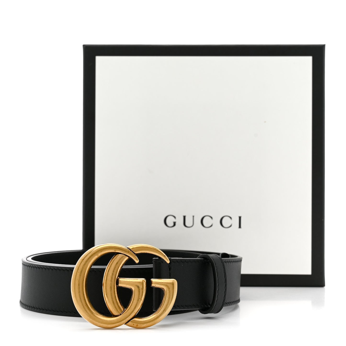 Calfskin Double G 30mm Belt 75 30 Black