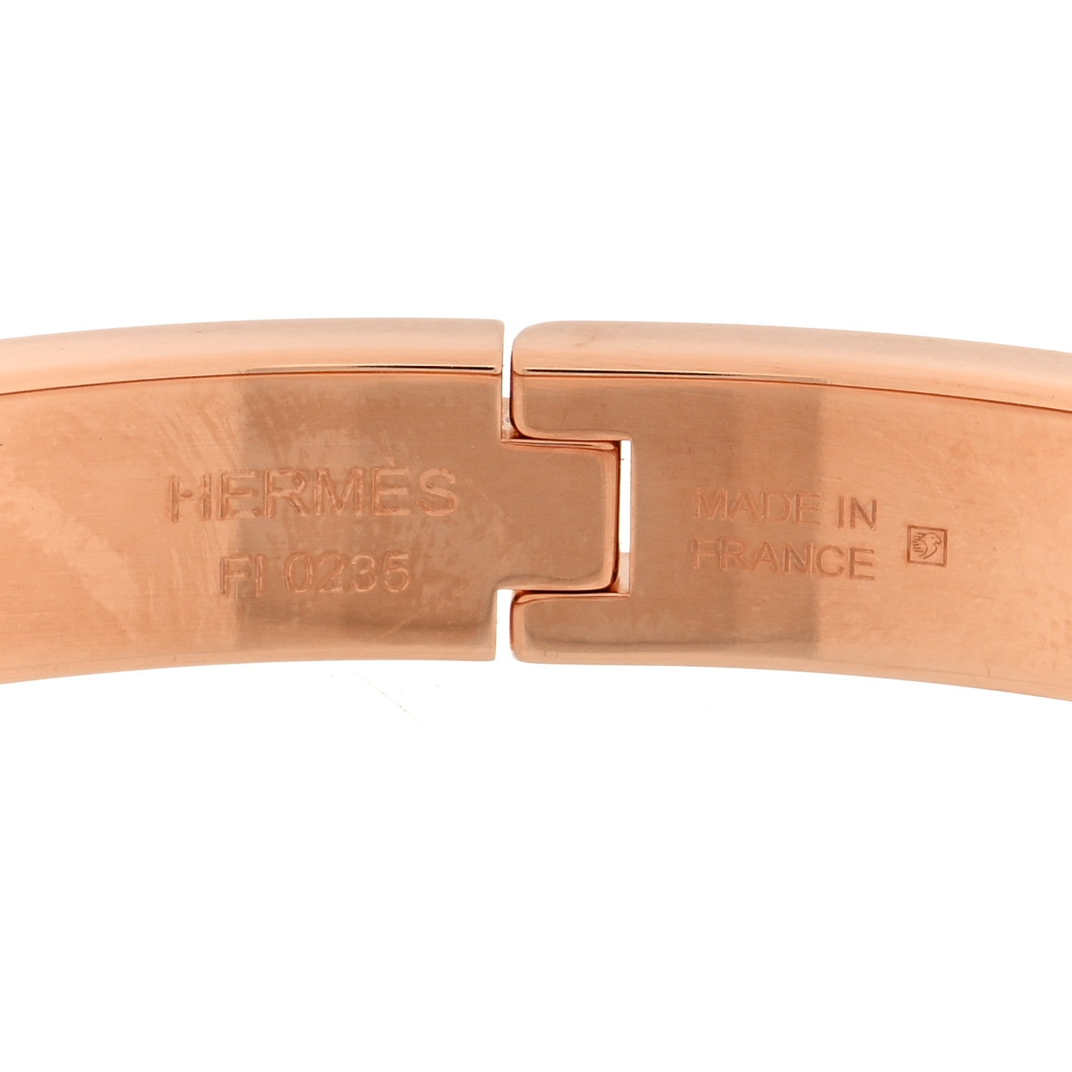 Hermes Enamel Mini Clic Medor Bracelet GM Creme 1776269 – FASHIONPHILE