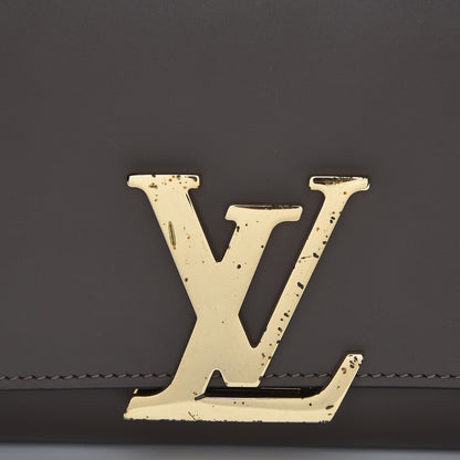 Louis Vuitton Calfskin Chain Louise GM Granit 6 of 8