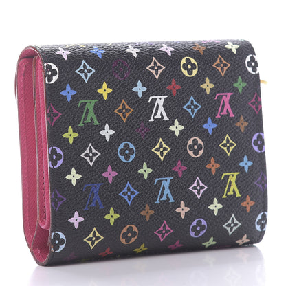 Louis Vuitton Monogram Multicolor Joey Wallet Black Grenade 3 of 10