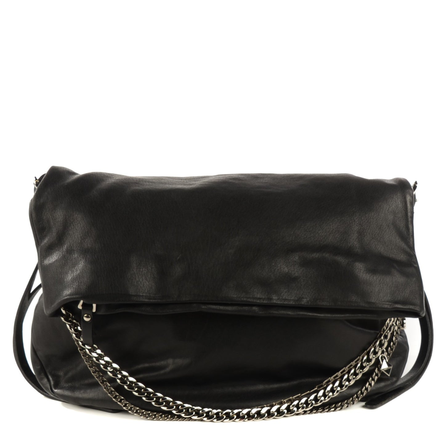 Lambskin Biker Large Hobo Black
