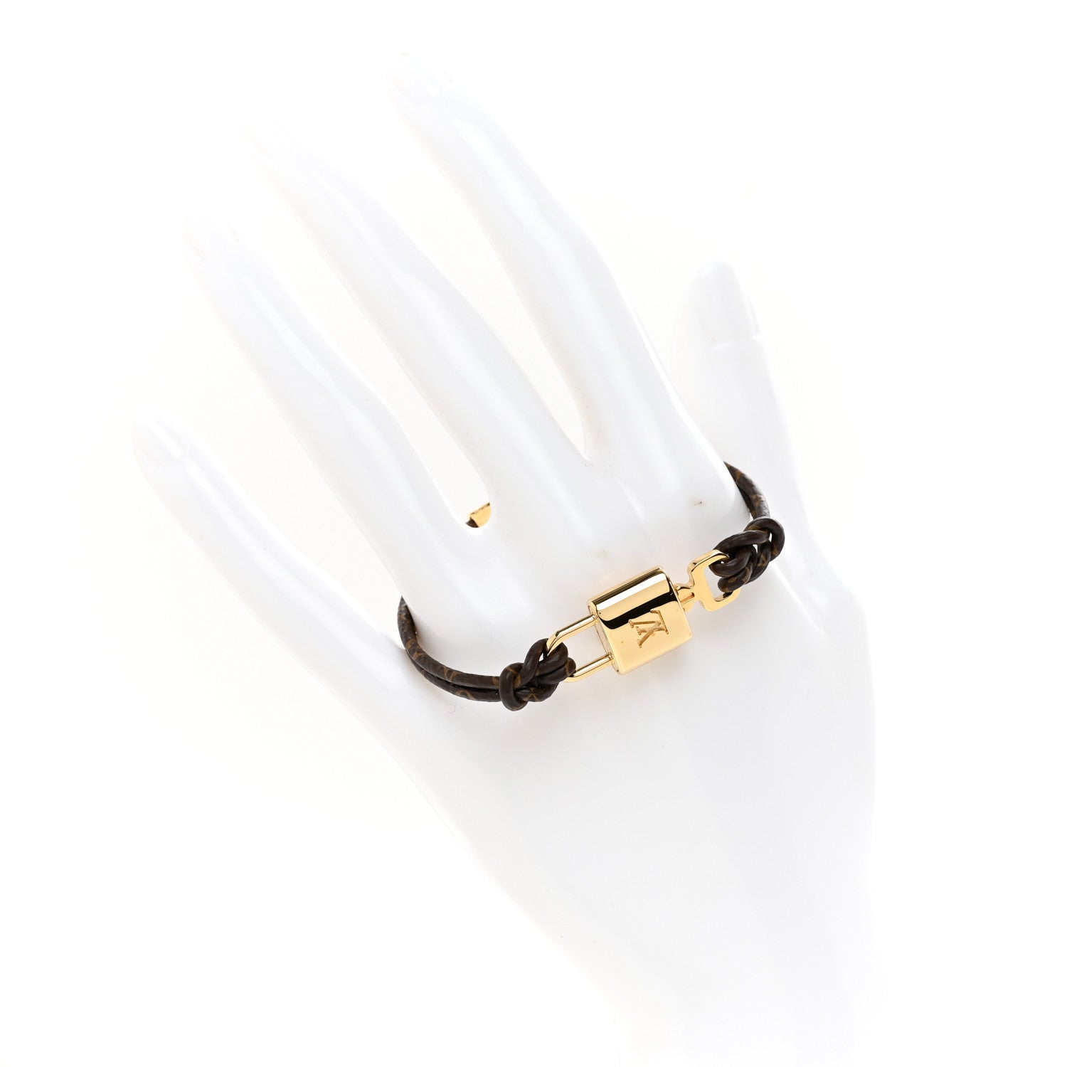 Louis Vuitton Monogram LV Padlock Bracelet 2 of 5