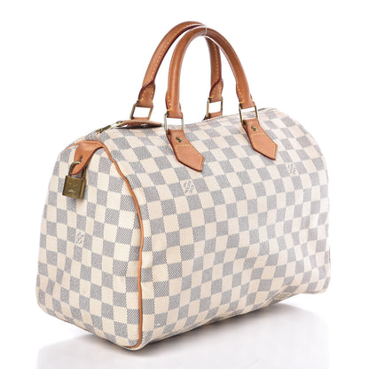 Louis Vuitton Damier Azur Speedy 30 3 of 9