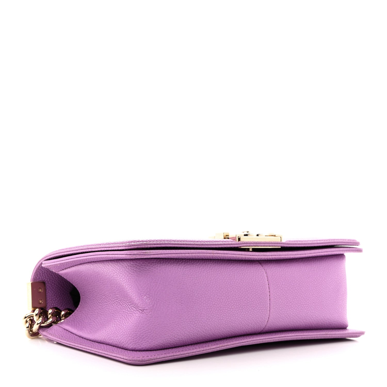 Chanel Caviar Quilted Medium Boy Flap Purple 4 of 10