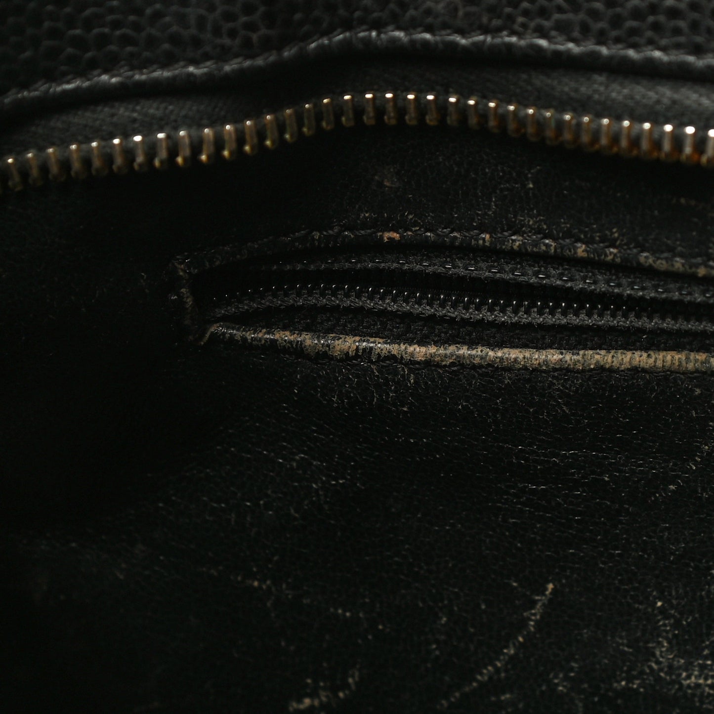Caviar Quilted Medallion Tote Black