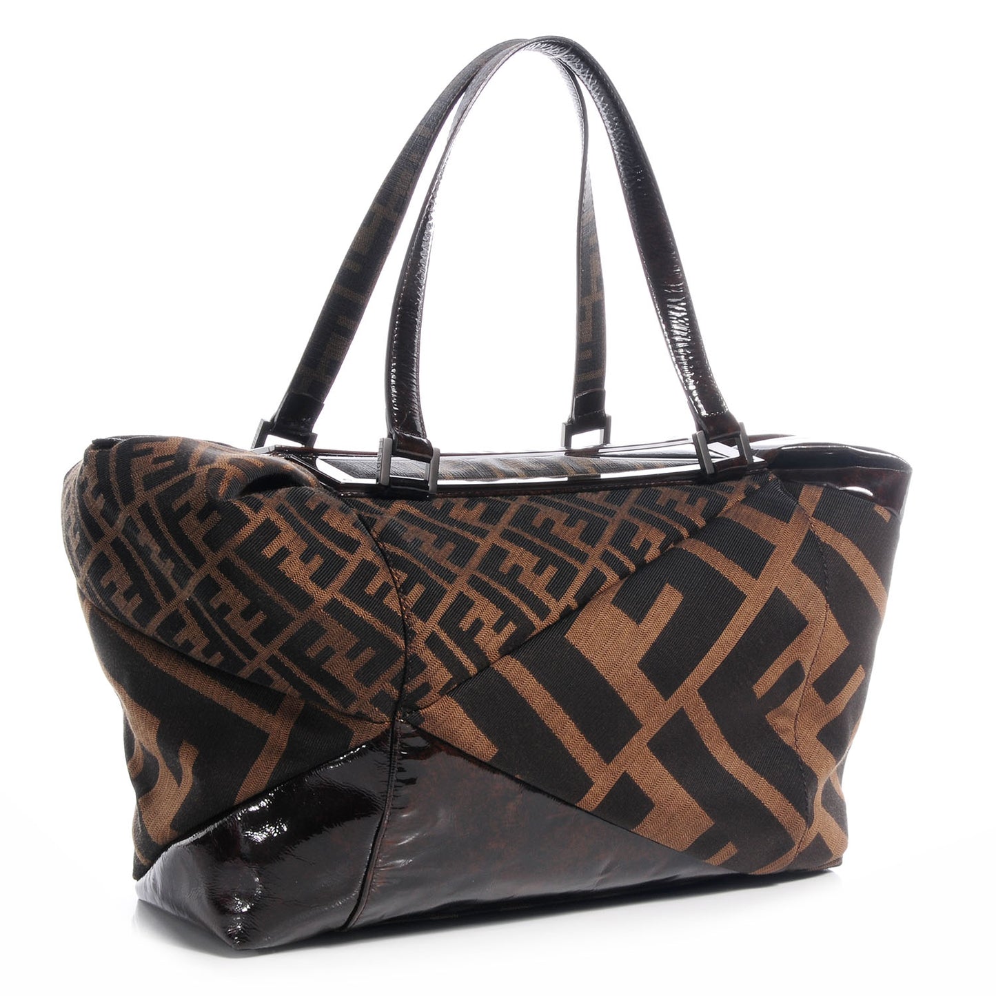 Patent Zucca To You Satchel Tobacco