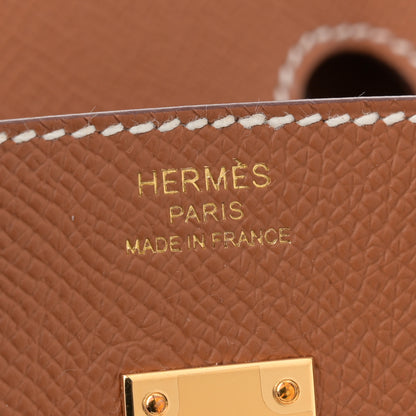 Hermes Epsom Birkin Sellier 25 Gold 6 of 11