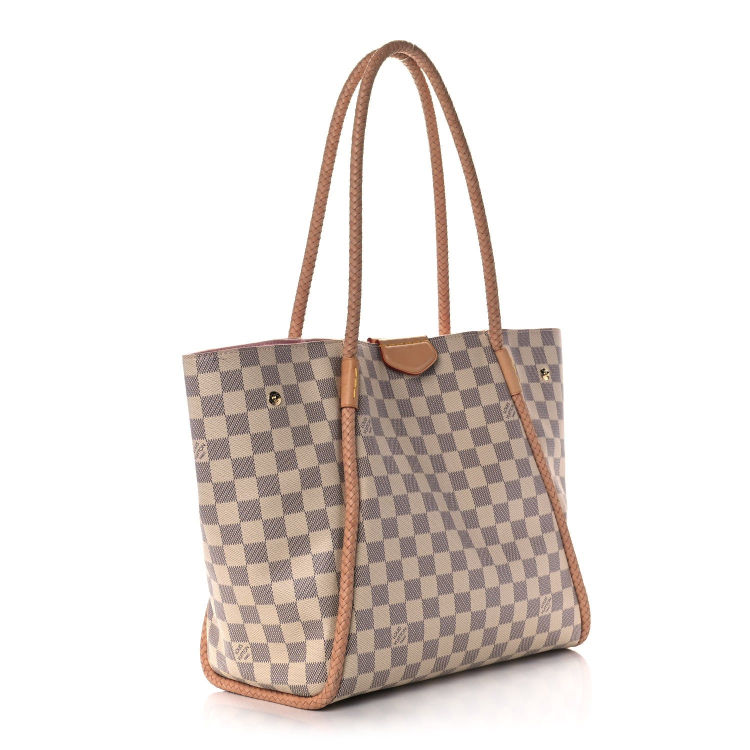 Louis Vuitton Damier Azur Propriano Rose Ballerine 3 of 15