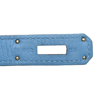 Hermes Togo BIRKIN 30 Bleu Paradis 7 of 12