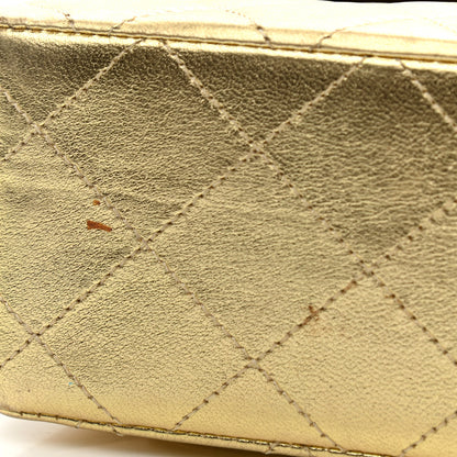 Chanel Metallic Lambskin Quilted Mini Square Flap Gold 10 of 12