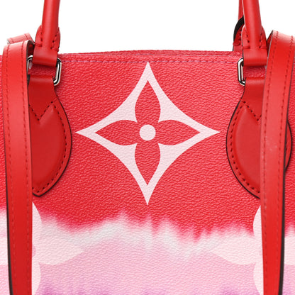 Louis Vuitton Monogram Escale Onthego GM Rouge 9 of 12