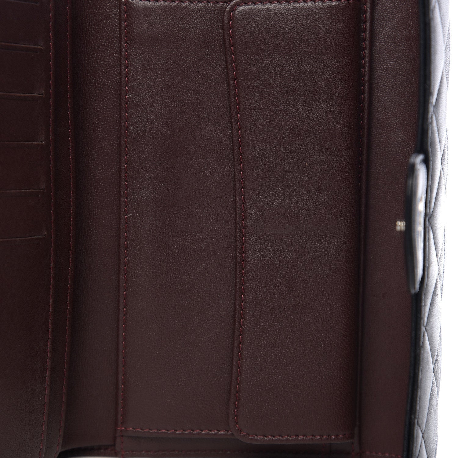 Chanel Lambskin Quilted Large Flap Wallet Black 7 of 8