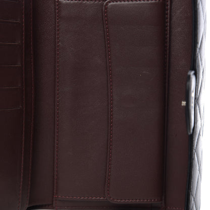 Chanel Lambskin Quilted Large Flap Wallet Black 7 of 8