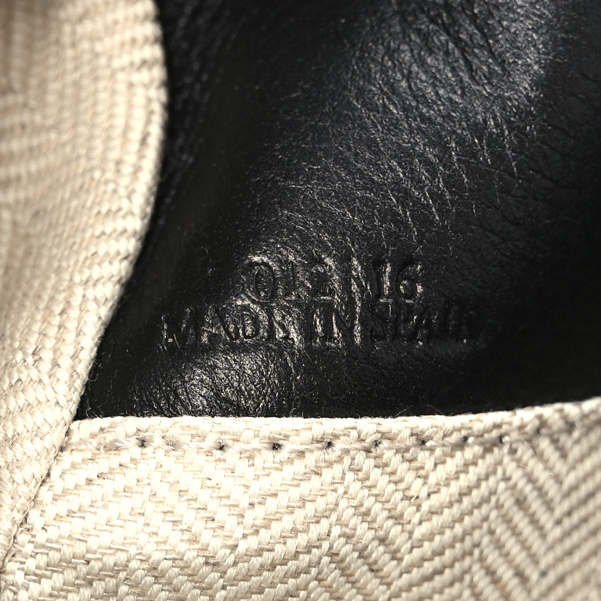 Calfskin Small Puzzle Bag Black