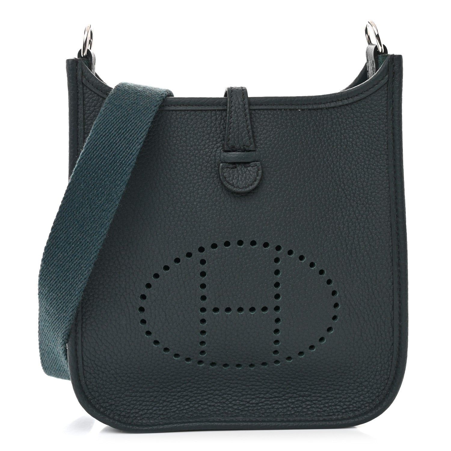 Hermes Taurillon Clemence Amazone Evelyne TPM Vert Cypress 1 of 10