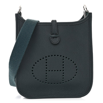 Hermes Taurillon Clemence Amazone Evelyne TPM Vert Cypress 1 of 10