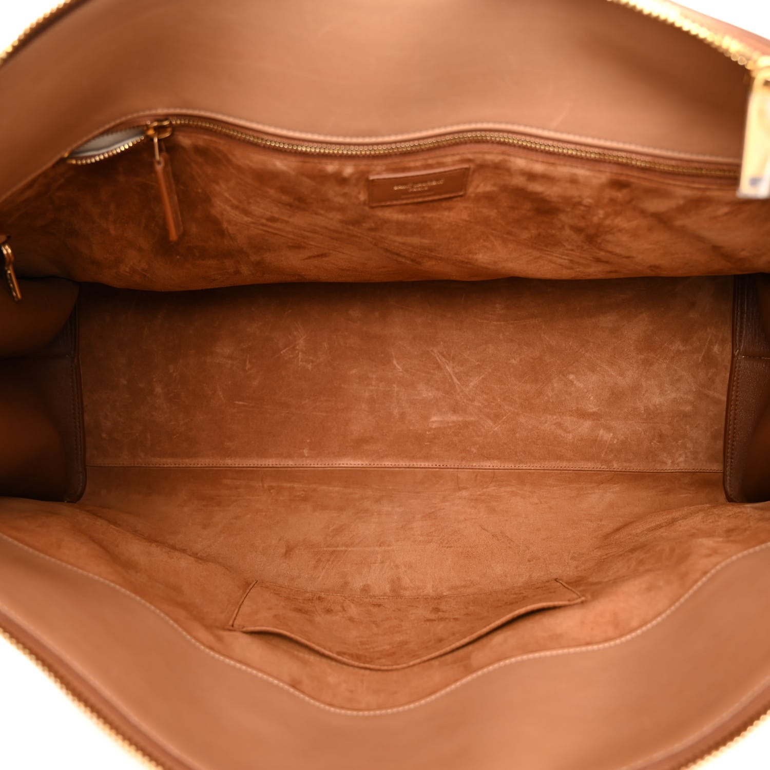 Saint Laurent Calfskin Large Sac de Jour Duffel Tan 5 of 9