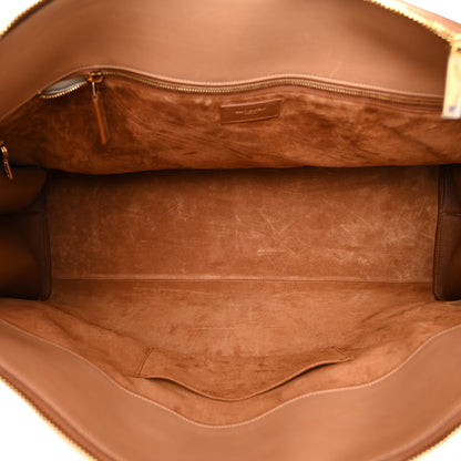 Saint Laurent Calfskin Large Sac de Jour Duffel Tan 5 of 9