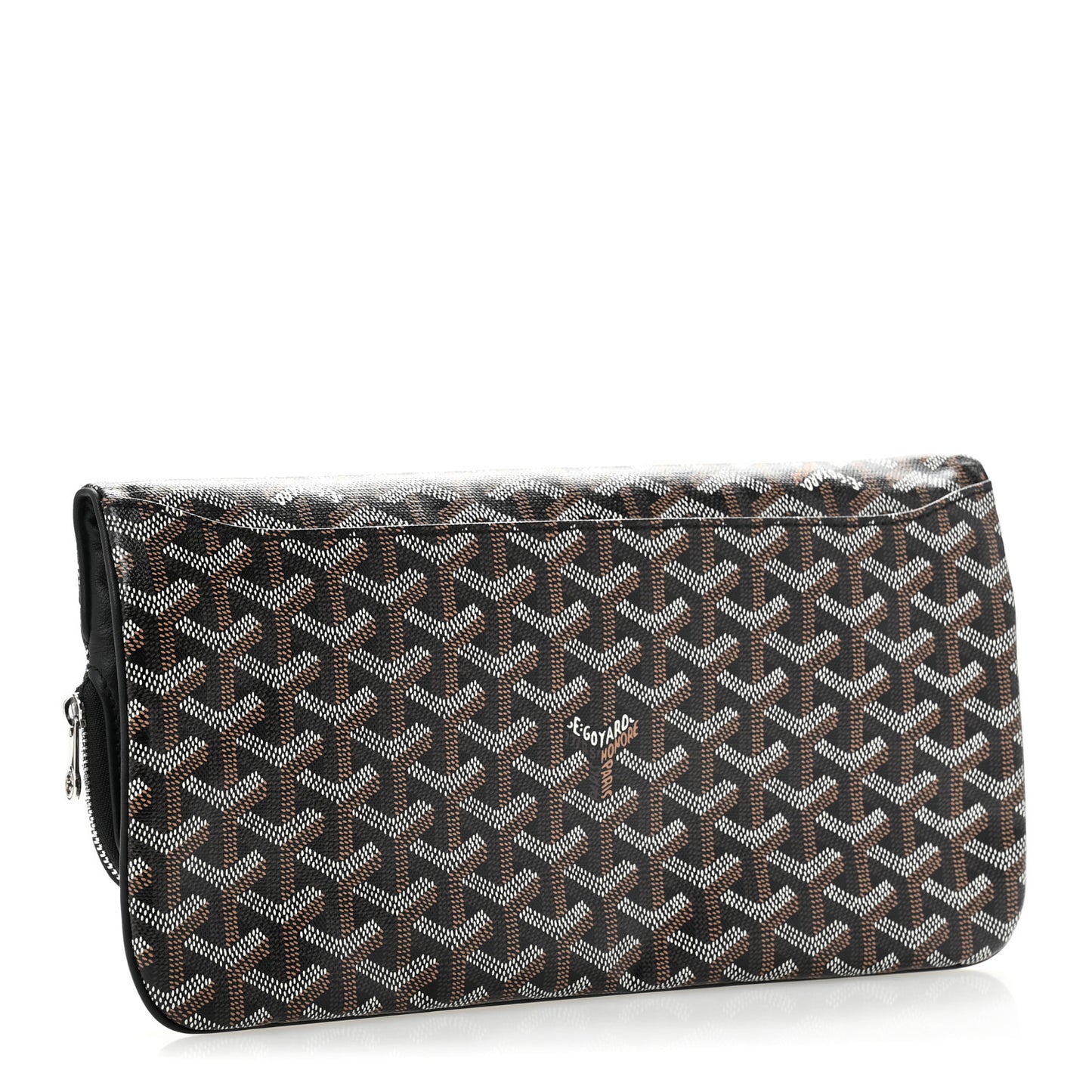 Goyardine Sainte Marie Soft Clutch Black
