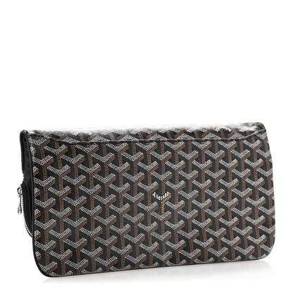 Goyard Goyardine Sainte Marie Soft Clutch Black 3 of 12