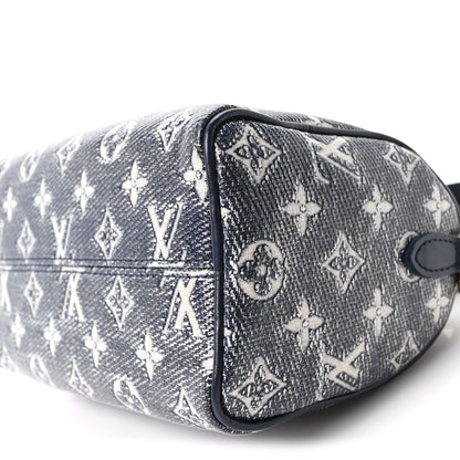 Louis Vuitton Monoglam Speedy Bandouliere 20 Blue 8 of 8