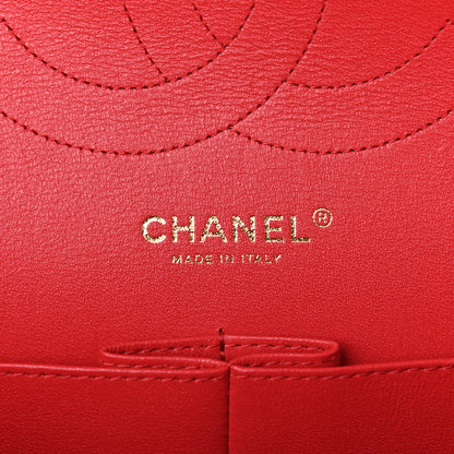 Chanel Caviar Quilted Jumbo Double Flap Red 6 of 10