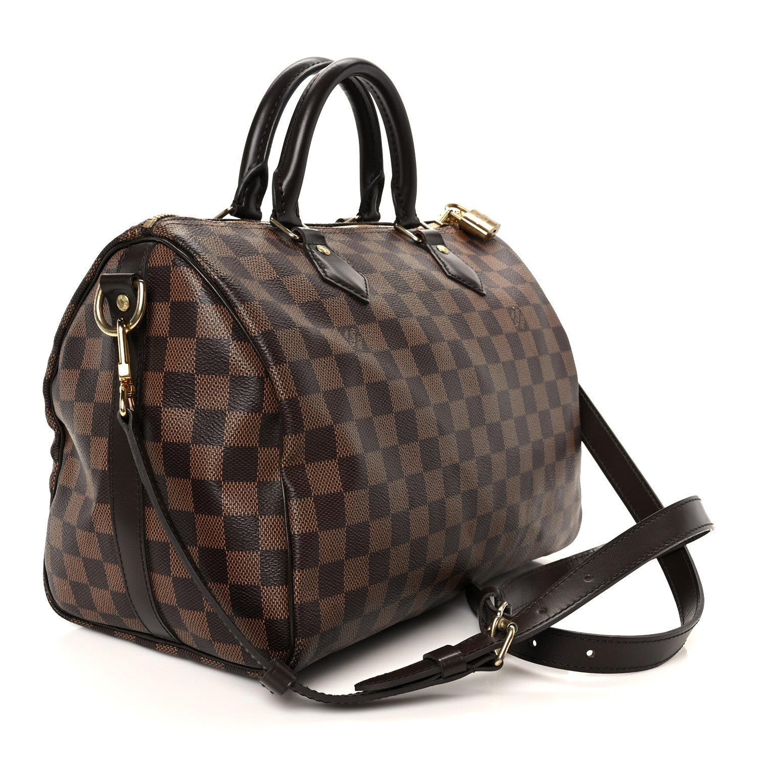 Louis Vuitton Damier Ebene Speedy Bandouliere 30 3 of 11