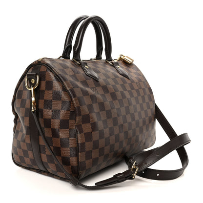 Louis Vuitton Damier Ebene Speedy Bandouliere 30 3 of 11
