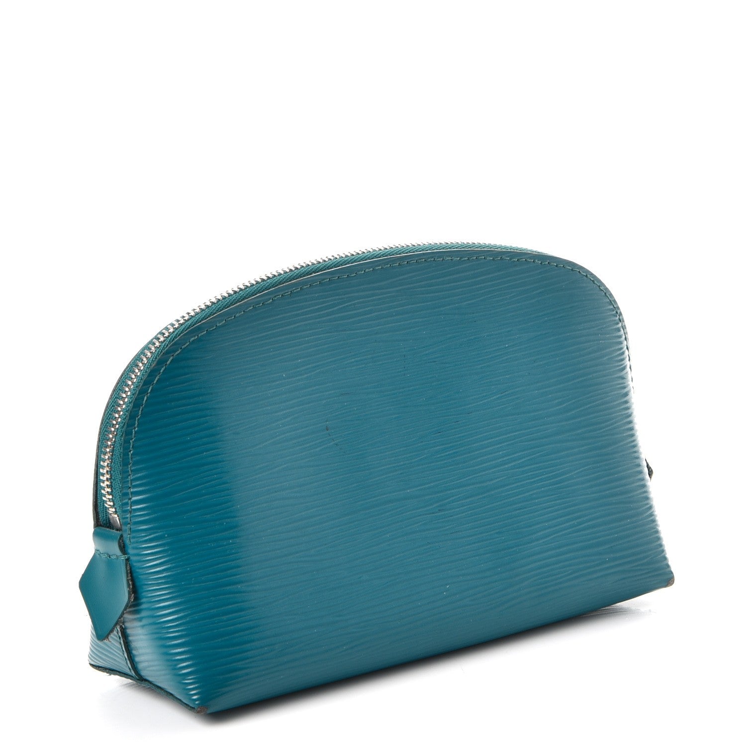 Louis Vuitton Epi Cosmetic Pouch Cyan 3 of 10