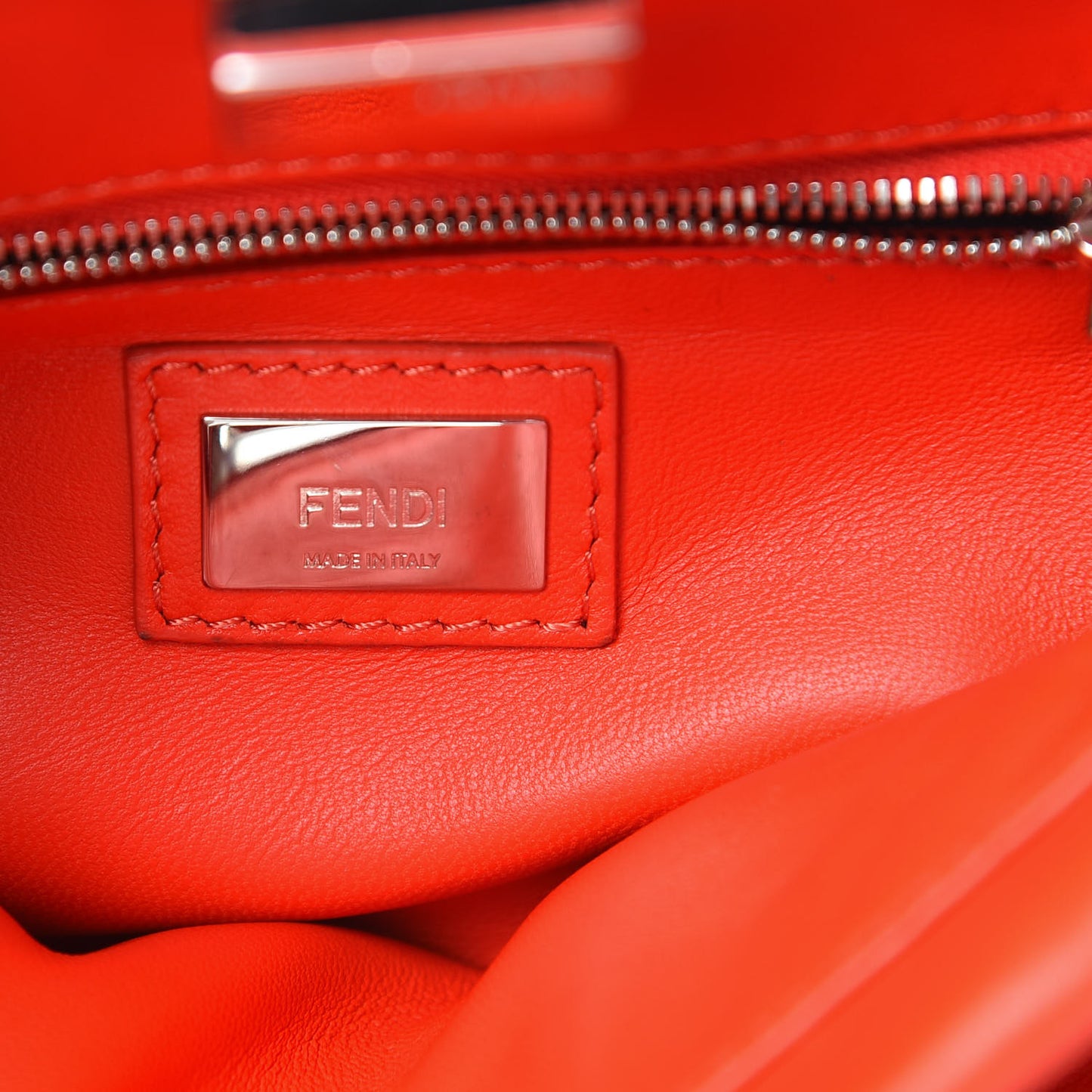 Nappa Mini Peekaboo Iconic Satchel Papavero