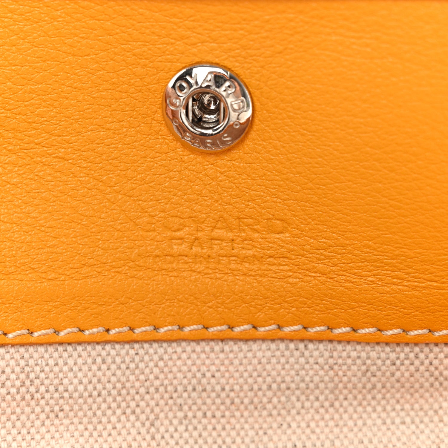 Goyard Goyardine Pouch Yellow 6 of 8