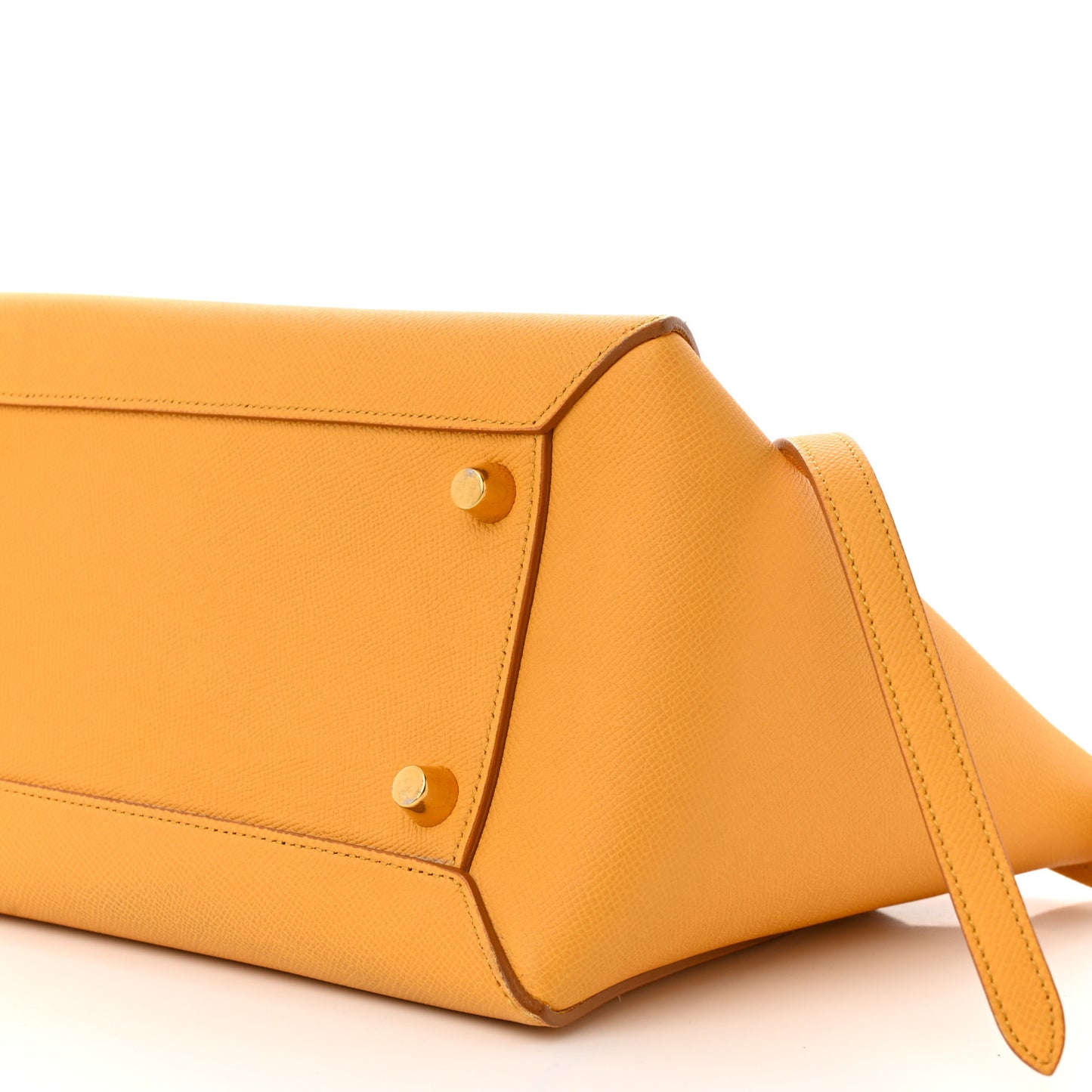 Grained Calfskin Mini Belt Bag Amber