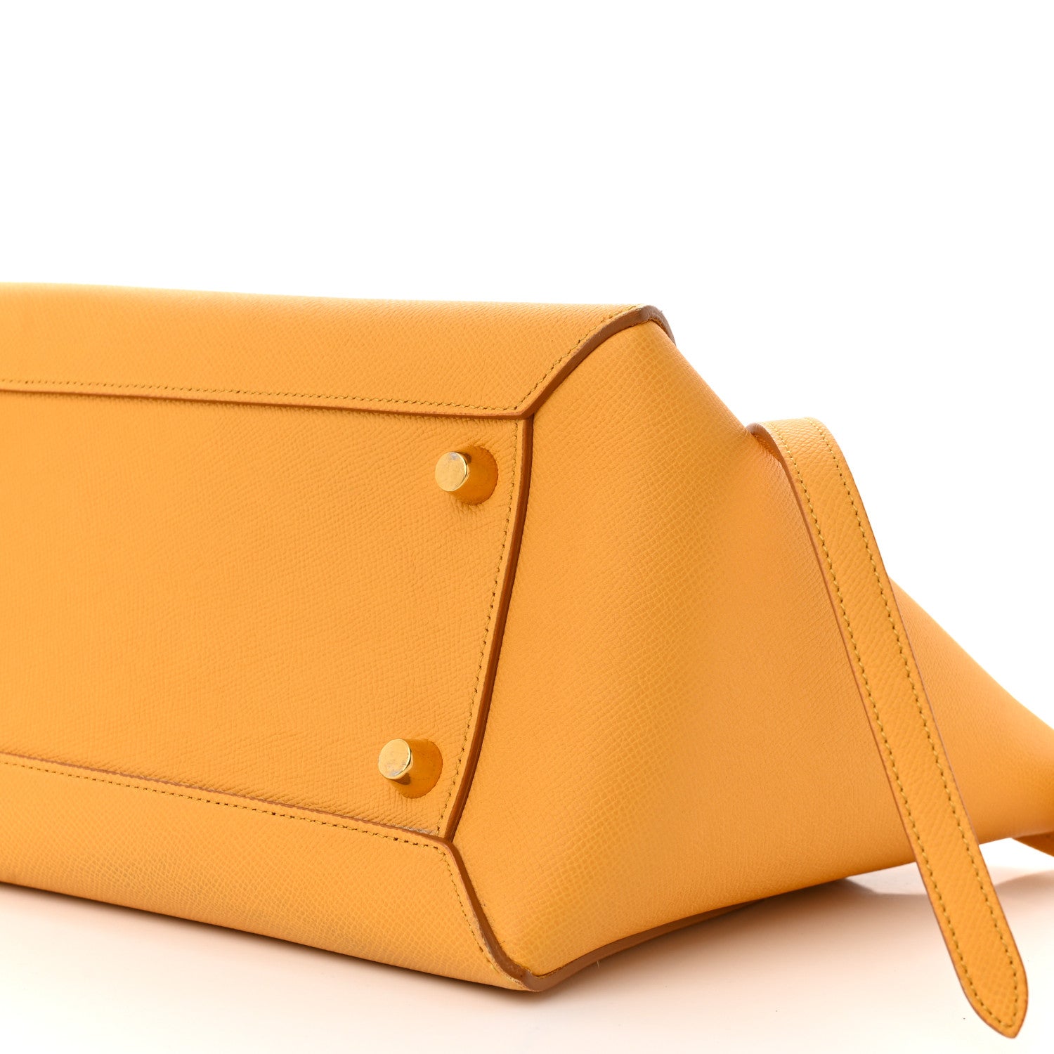 Celine Grained Calfskin Mini Belt Bag Amber 11 of 12