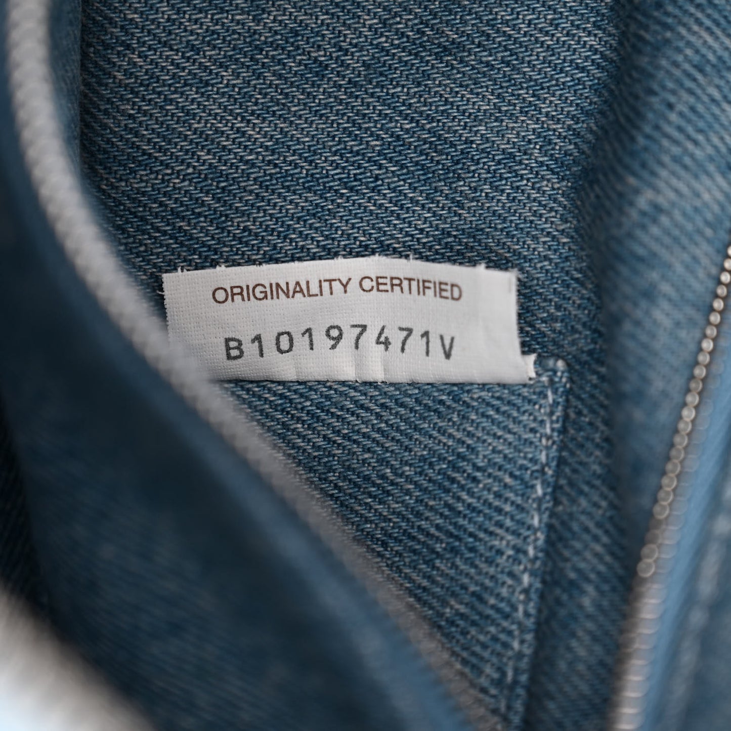 Denim Maxi Intrecciato Brick Cassette Bag Indigo