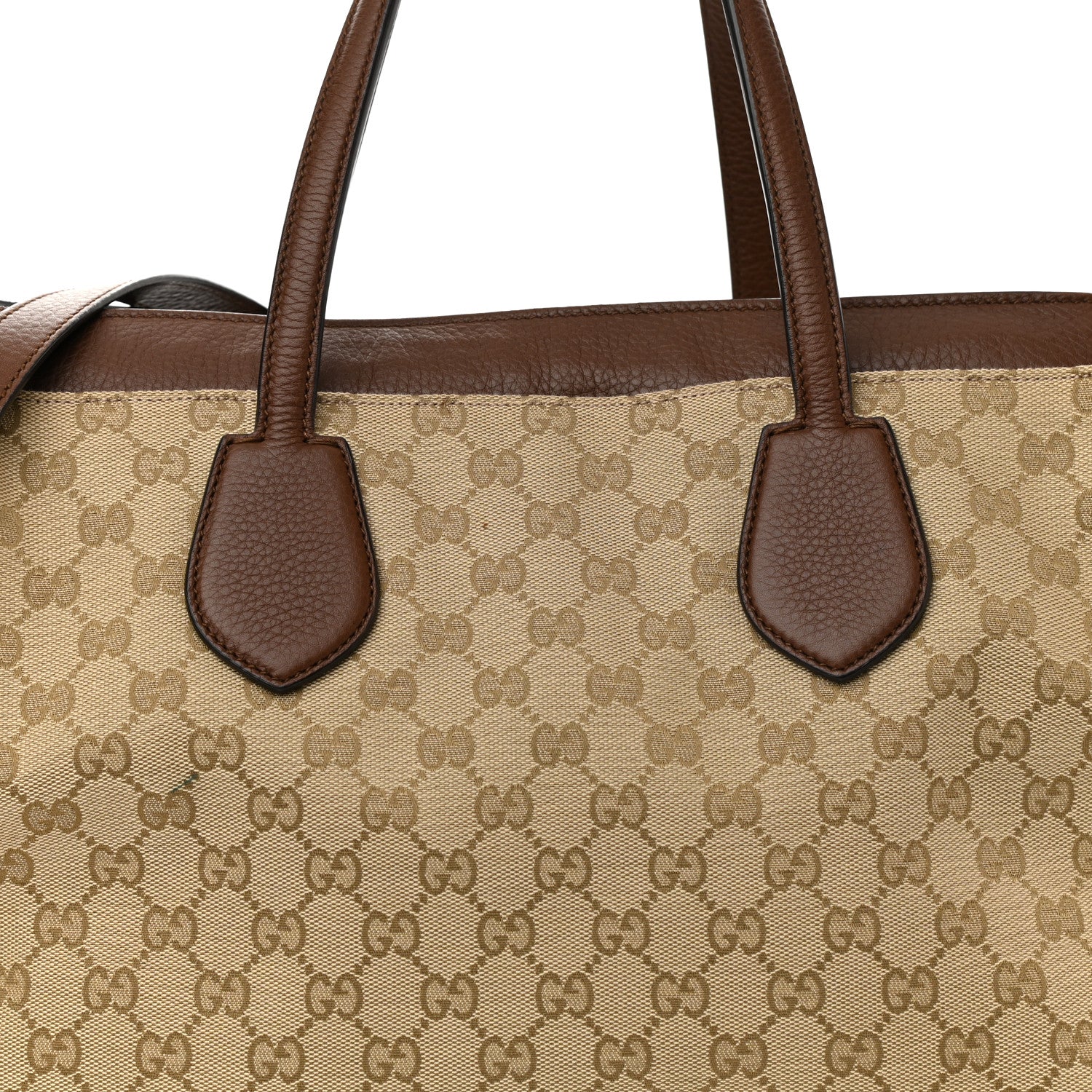 Gucci Monogram Ramble Layered Tote Brown 7 of 15