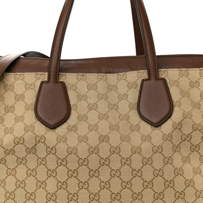 Gucci Monogram Ramble Layered Tote Brown 7 of 15