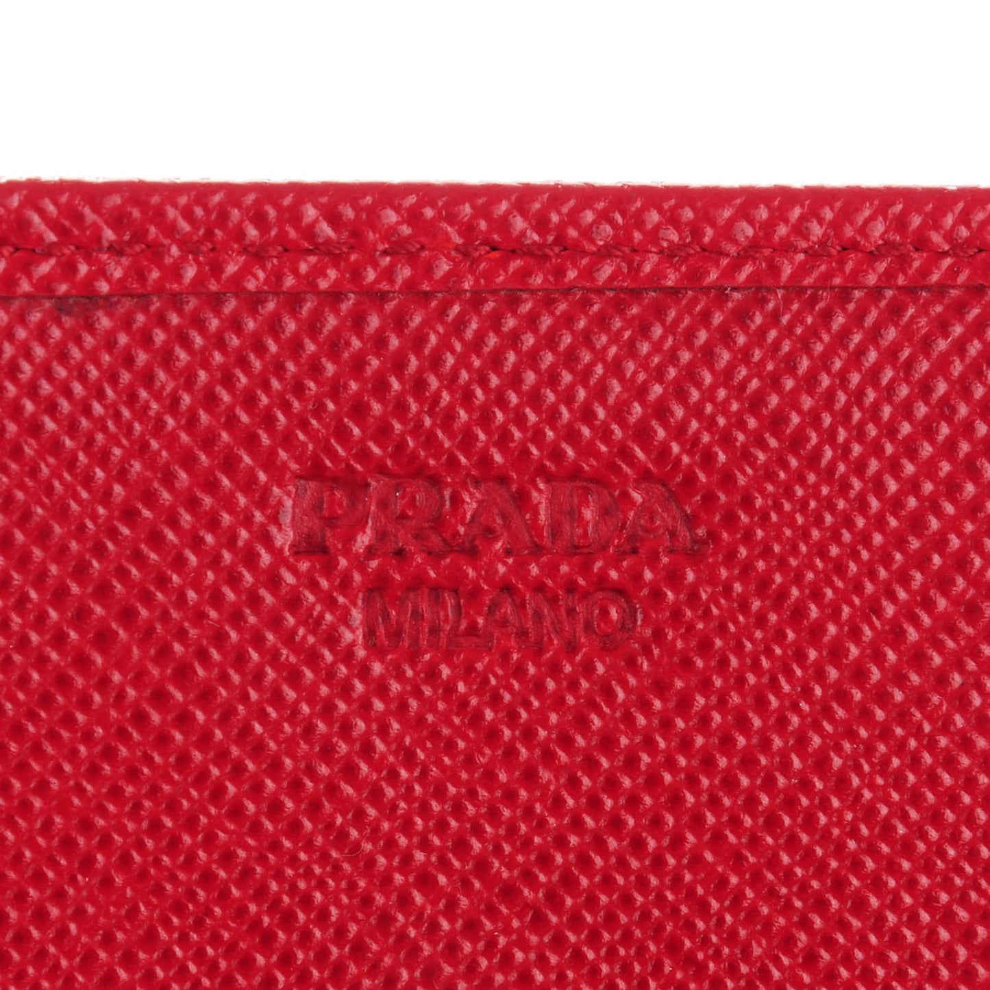 Saffiano Bow Continental Wallet Fuoco