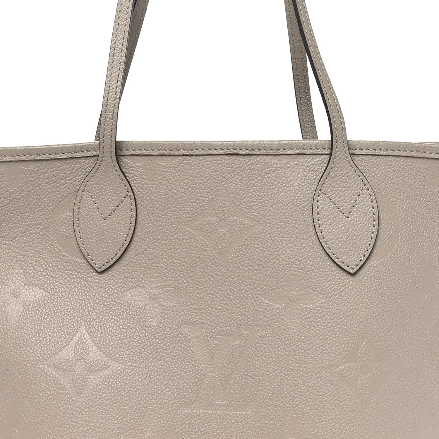 Louis Vuitton Empreinte Monogram Giant Neverfull MM Tourterelle 8 of 10