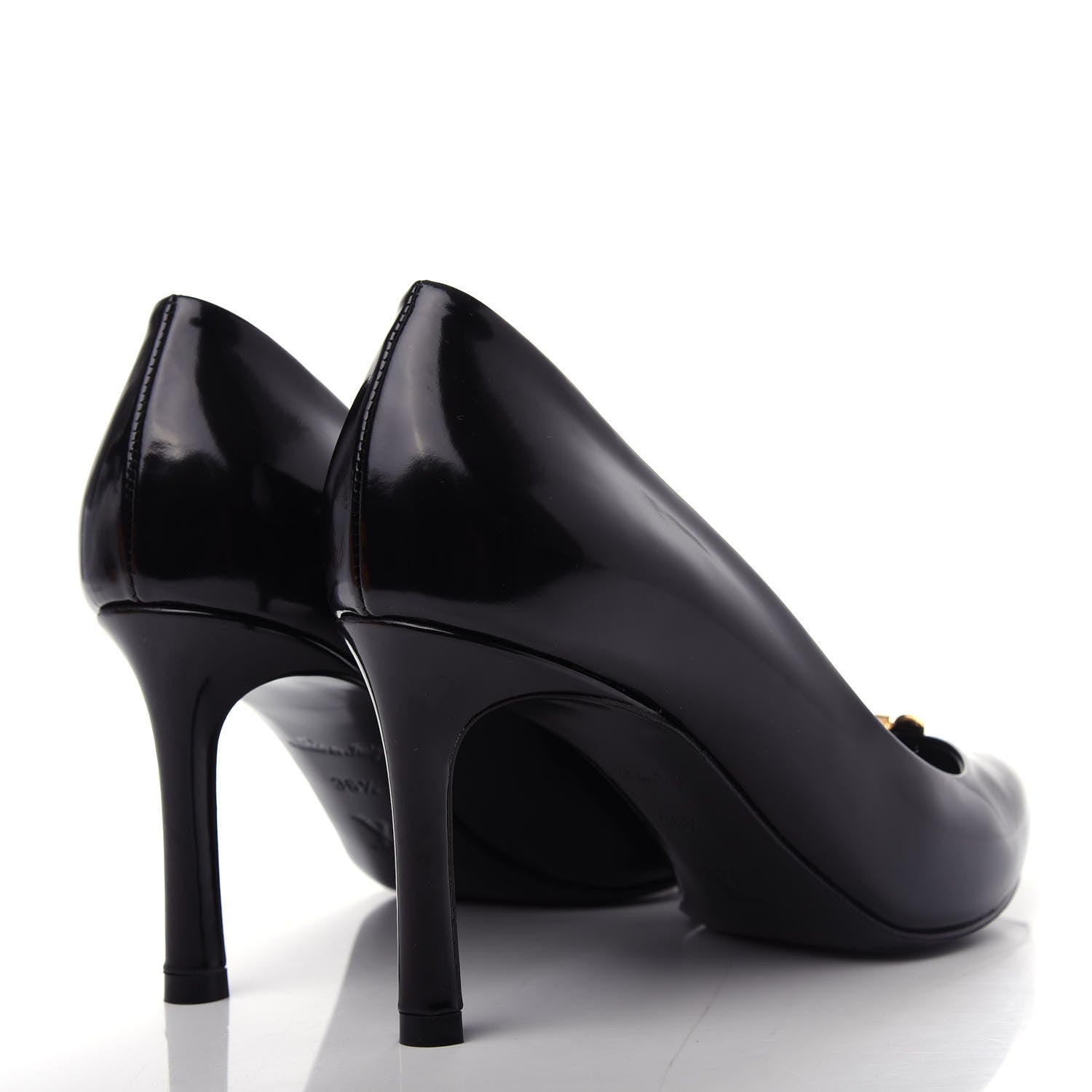 Louis Vuitton Calfskin Heartbreaker Pumps 36.5 Black 4 of 11