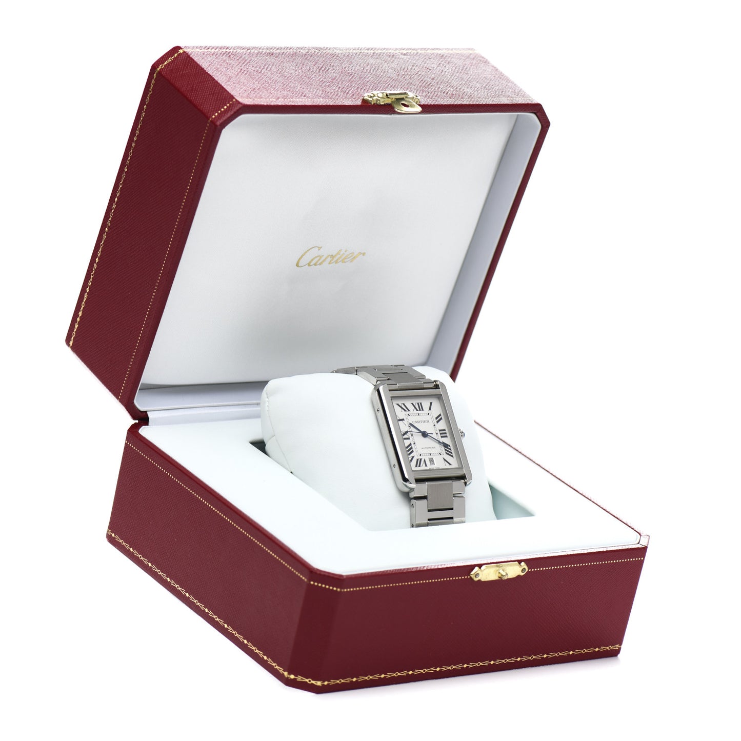 Stainless Steel 31mm Tank Solo Automatic Watch