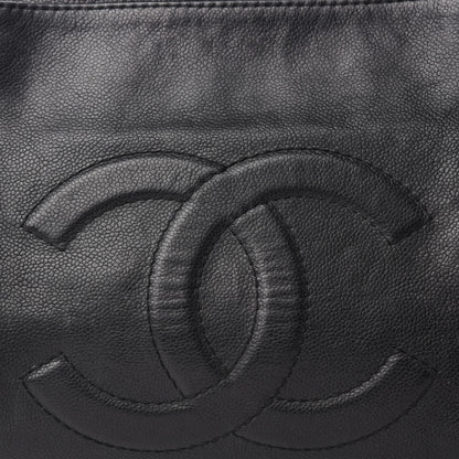 Chanel Caviar Large CC Tuck Tote Black 10 of 10